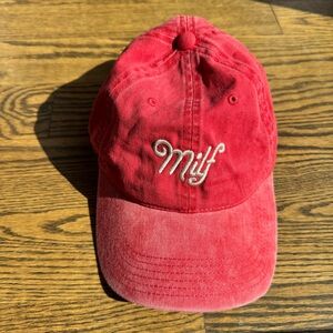 MILF red baseball hat - Elizabeth Bay